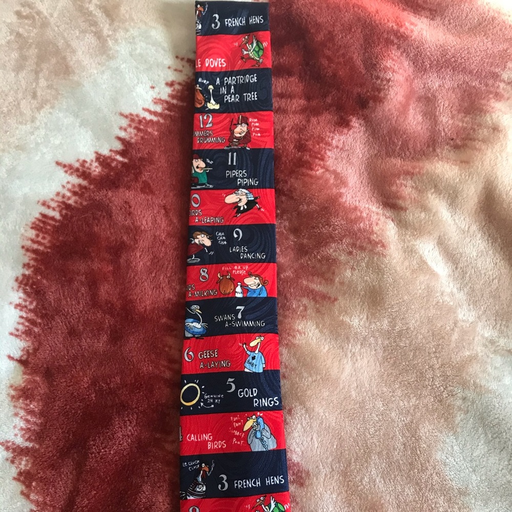 12 Days Of Christmas Men’s Tie